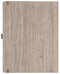 Notizbuch Style Large im Format 19x25cm, Inhalt blanco, Einband Woody in der Farbe Sludge