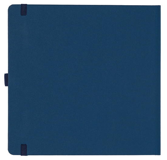 Notizbuch Style Square im Format 17,5x17,5cm, Inhalt kariert, Einband Fancy in der Farbe Royal Blue