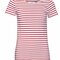 Women`s Round Neck Striped T-Shirt Miles