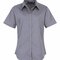 Ladies` Poplin Short Sleeve Blouse